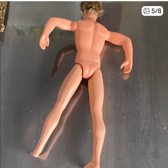 1968 Mattel Ken Doll LOT Life Guard & Surfer with Real Hair Barbie Friend - Picture 6 of 11